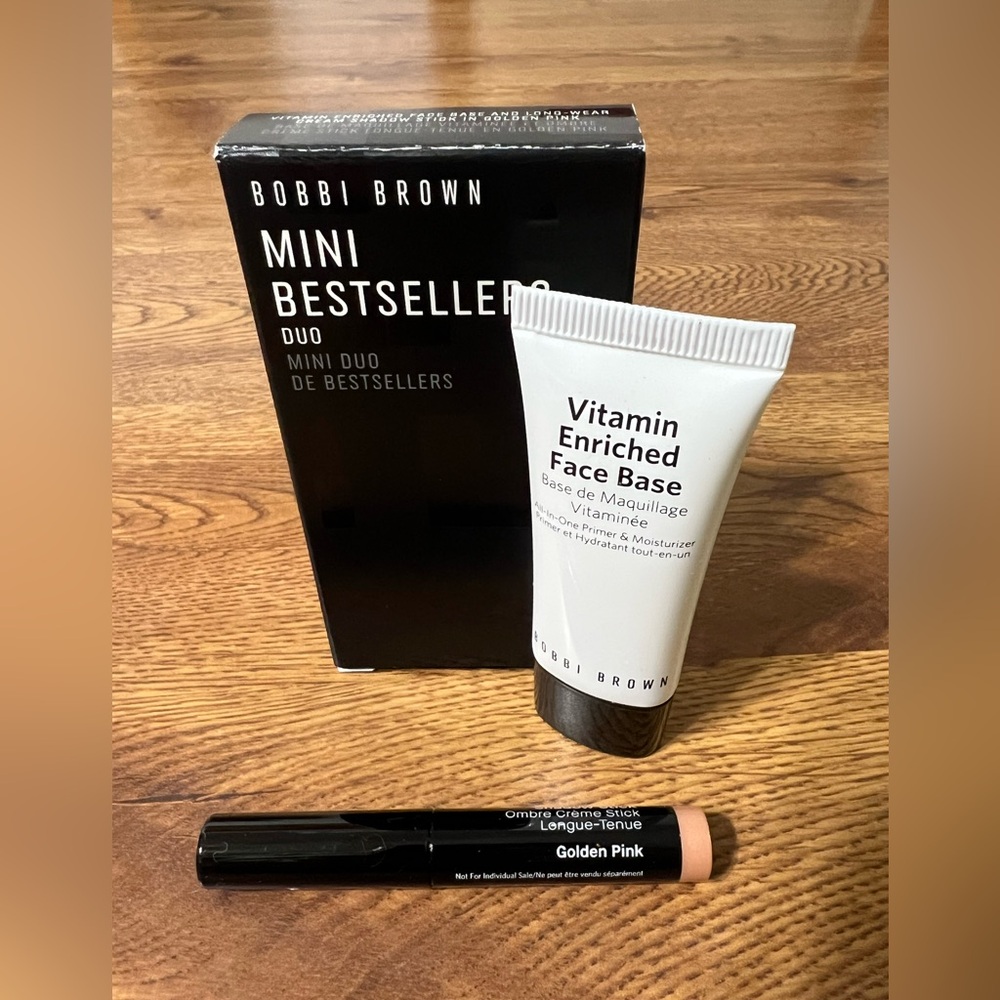 Bobbi Brown Mini Bestsellers Duo including face base and cream shadow stick